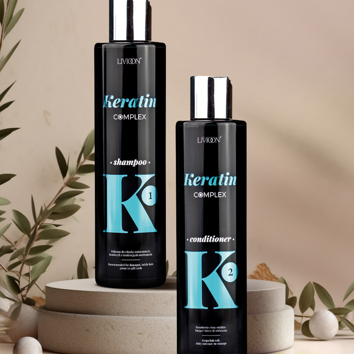 Livioon Keratin Complex Σετ - Σαμπουάν 250ml & Conditioner 250 ml