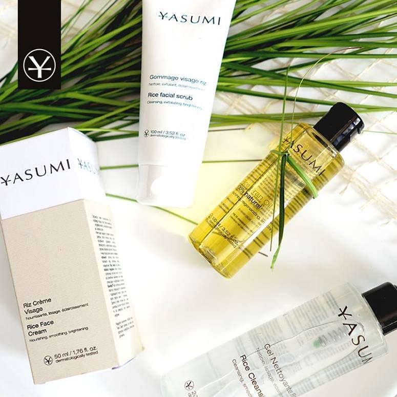 🇯🇵 Yasumi®️ – Σειρά Περιποίησης Προσώπου με Ρύζι (5 Προϊόντα)