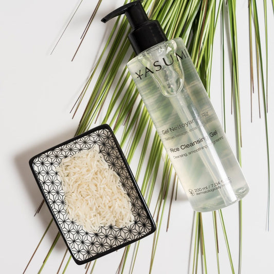 🇯🇵 Yasumi – Τζελ Καθαρισμού Προσώπου με Ρύζι – 200ml