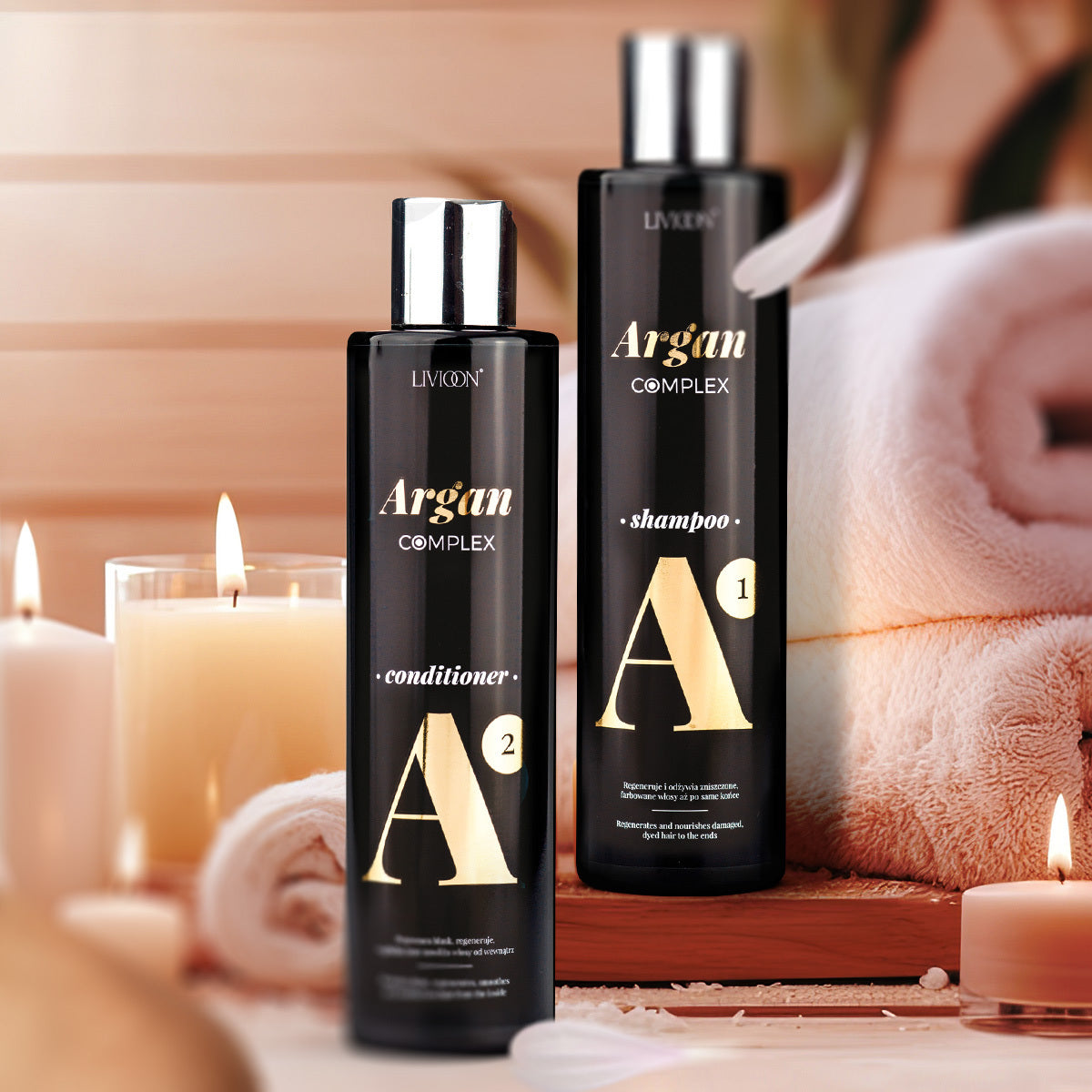 Livioon Argan Complex - Σετ Σαμπουάν (250ml) & Conditioner (250ml)