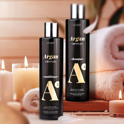 Livioon Argan Complex - Σετ Σαμπουάν (250ml) & Conditioner (250ml)