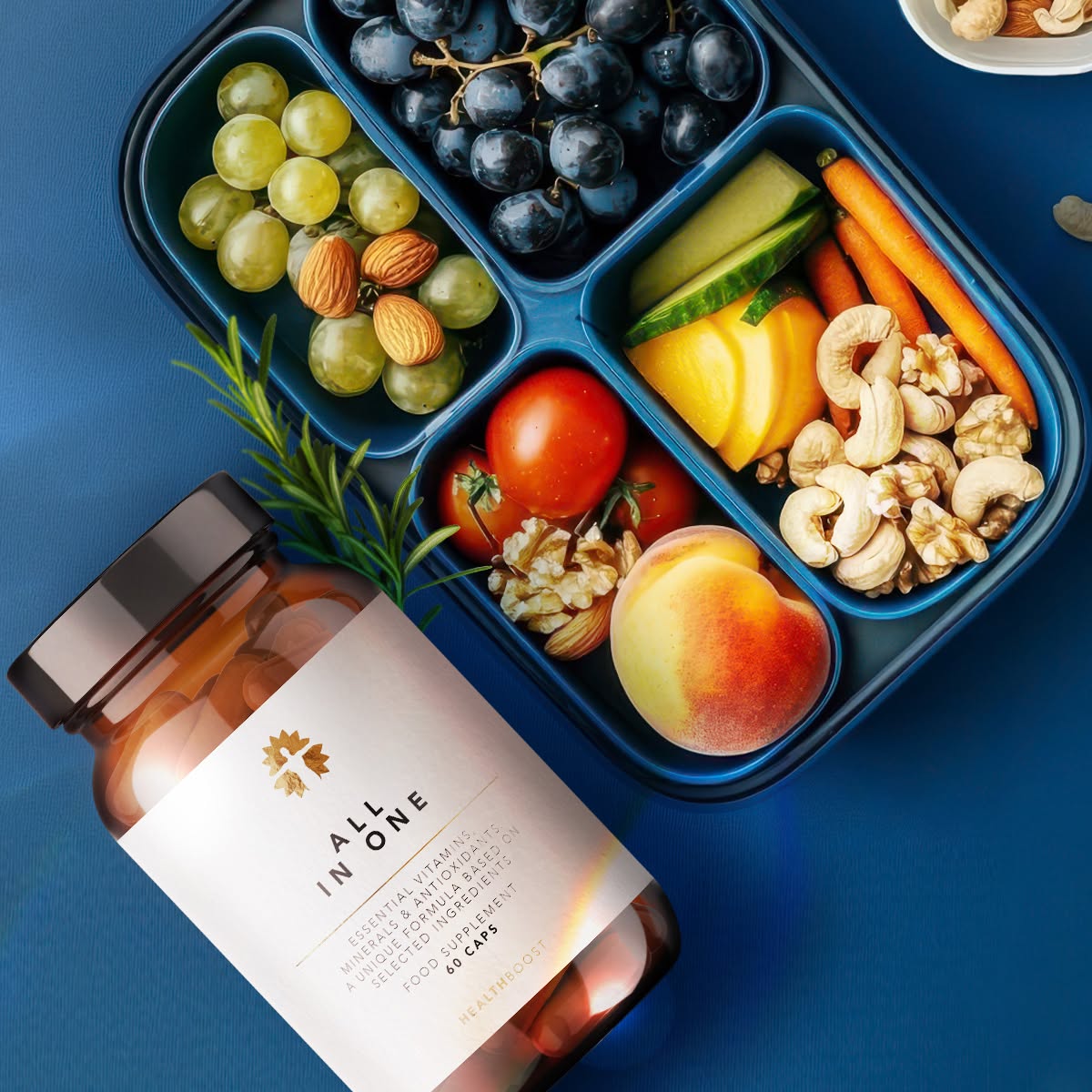 All In One® 60 Κάψουλες | Μαλλιά, Νύχια & Δέρμα