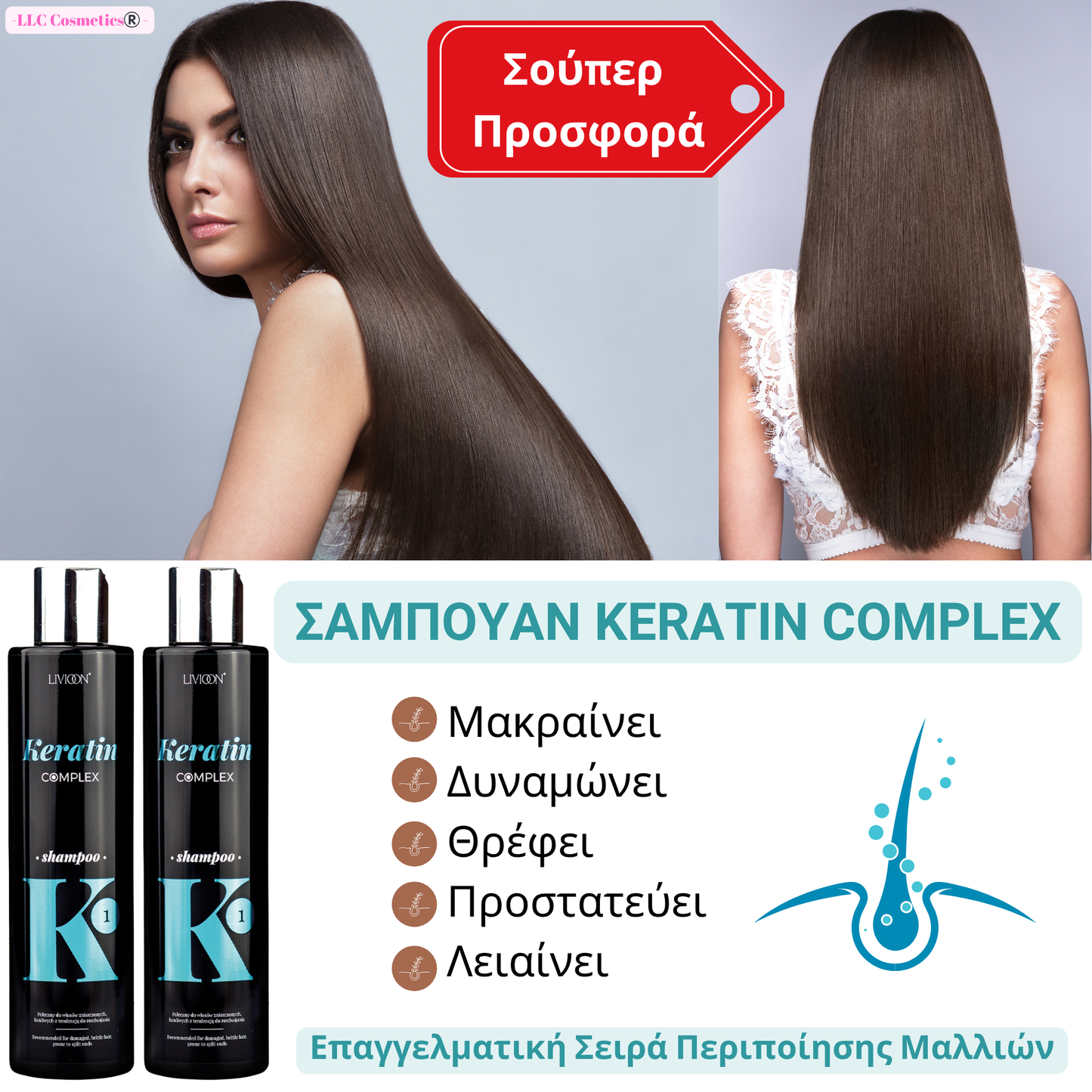 ΣΑΜΠΟΥΑΝ KERATIN COMPLEX - 250 ml