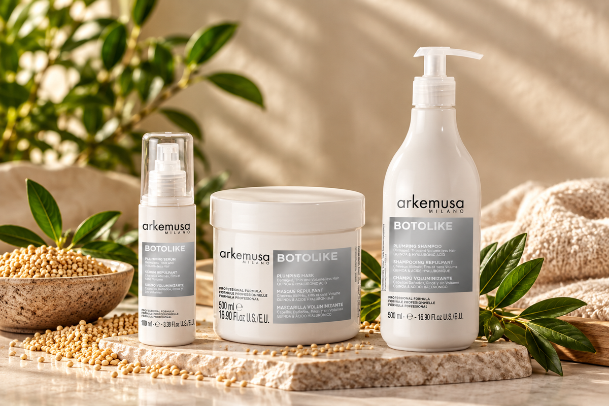 Arkemusa Botolike Plumping Σετ Μαλλιών – Όγκος & Δύναμη για Λεπτά & Κατεστραμμένα Μαλλιά