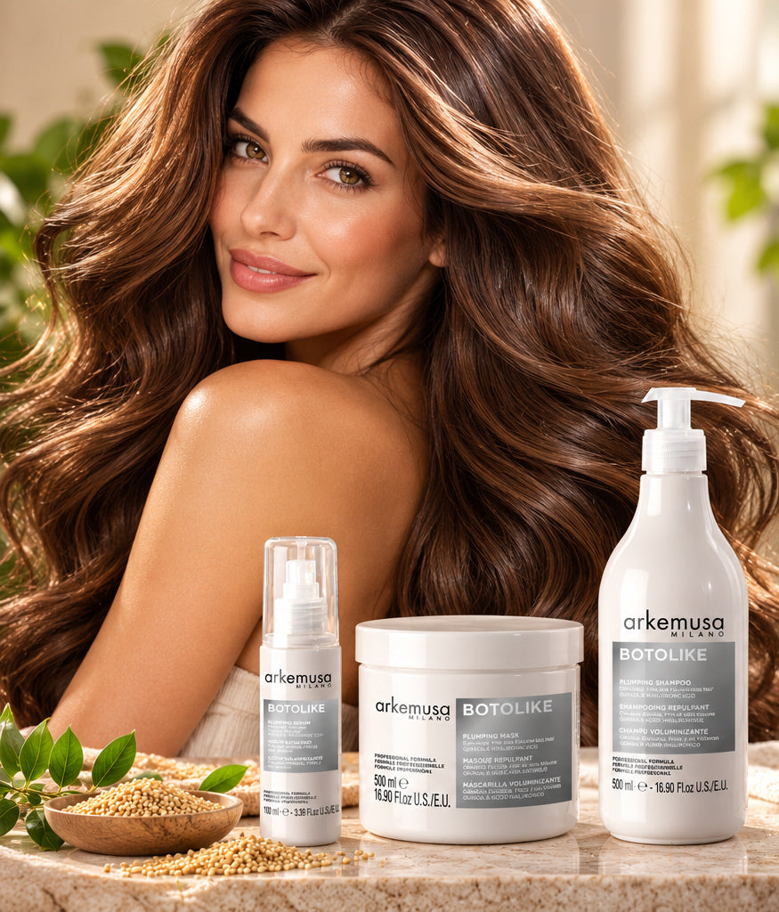 Arkemusa Botolike Plumping Σετ Μαλλιών – Όγκος & Δύναμη για Λεπτά & Κατεστραμμένα Μαλλιά