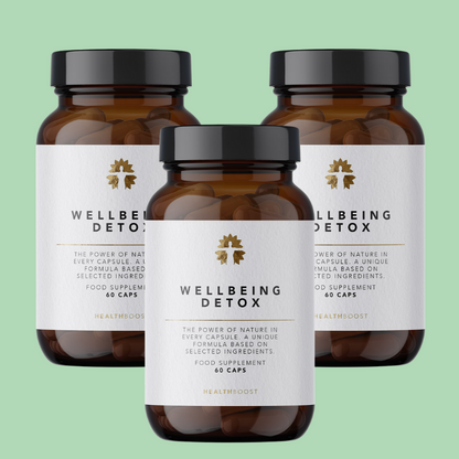3 x Wellbeing Detox®️ - 180 Κάψουλες