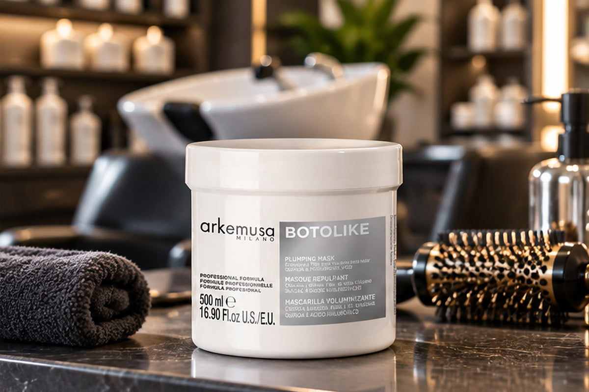 Arkemusa Botolike Plumping Μάσκα Μαλλιών – Όγκος & Δύναμη για Λεπτά & Κατεστραμμένα Μαλλιά, 500 ml